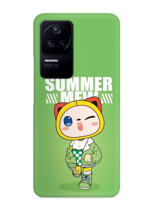 Summer Mew Snap Case for Poco F4 (5G)