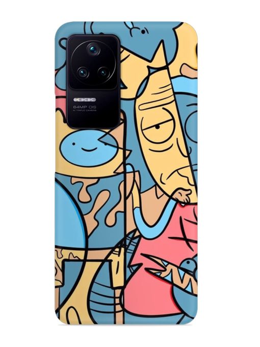 Silly Face Doodle Snap Case for Poco F4 (5G) Zapvi