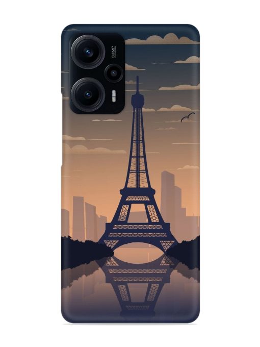 France Paris Eiffel Tower Gradient Snap Case for Poco F5 (5G) Zapvi