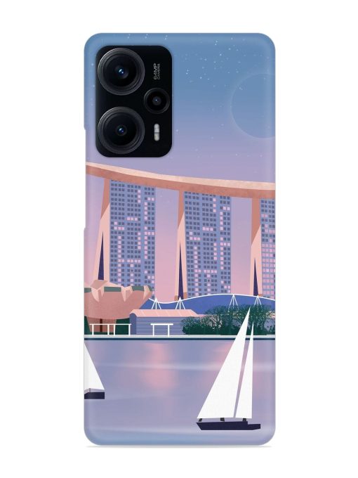 Singapore Scenery Architecture Snap Case for Poco F5 (5G) Zapvi