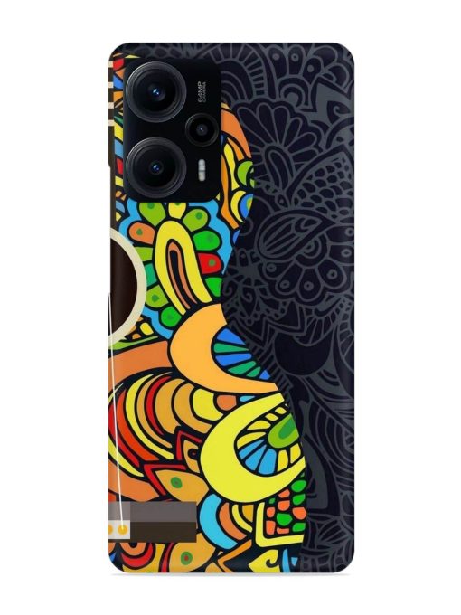 Guitar Vector Art Snap Case for Poco F5 (5G) Zapvi