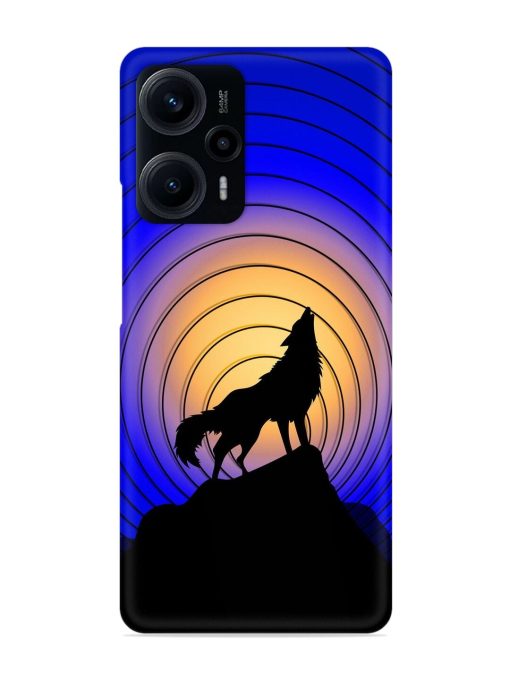 Fox Roaring Design Snap Case for Poco F5 (5G) Zapvi