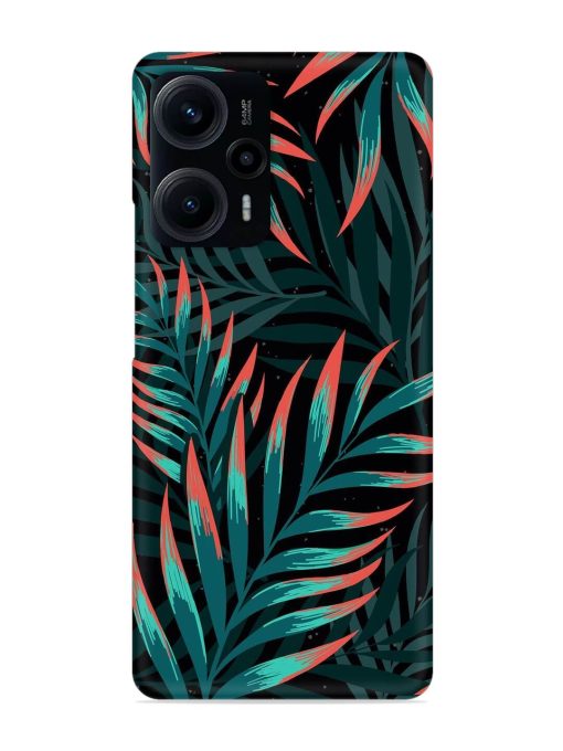 Green Leaf Art Snap Case for Poco F5 (5G) Zapvi