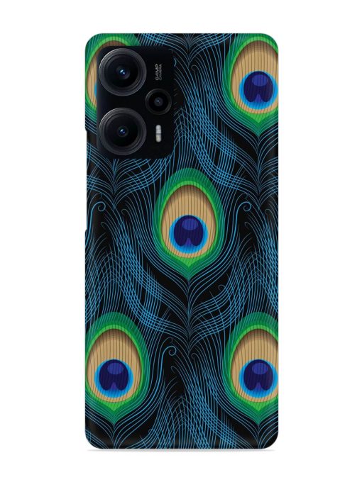 Seamless Pattern Peacock Snap Case for Poco F5 (5G) Zapvi