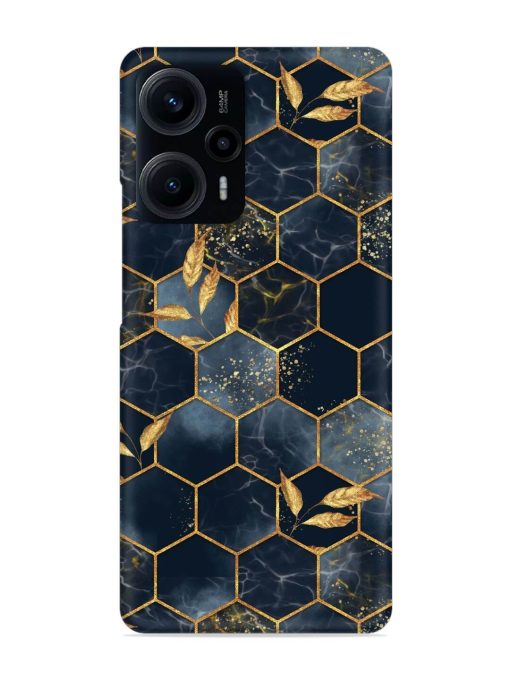 Marble Hexagon Seamless Snap Case for Poco F5 (5G) Zapvi