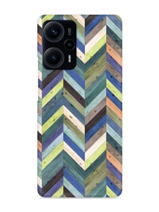 Chevron Random Color Snap Case for Poco F5 (5G) Zapvi