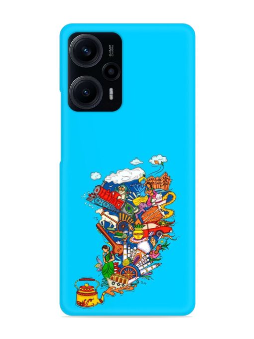 Vector Design Indian Snap Case for Poco F5 (5G) Zapvi