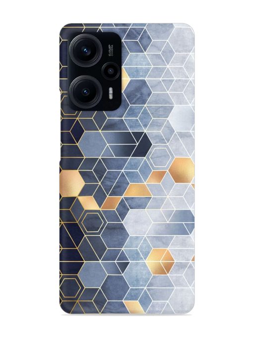 Geometric Abstraction Hexagons Snap Case for Poco F5 (5G) Zapvi