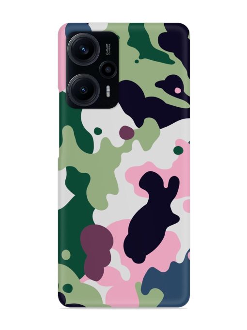 Seamless Funky Camouflage Snap Case for Poco F5 (5G) Zapvi