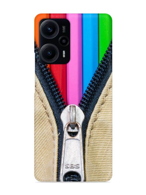 Zip In Color Snap Case for Poco F5 (5G) Zapvi