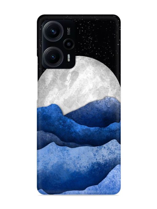 Full Moon Mountain Vector Snap Case for Poco F5 (5G) Zapvi