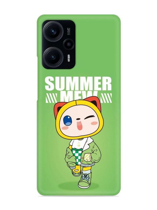 Summer Mew Snap Case for Poco F5 (5G)