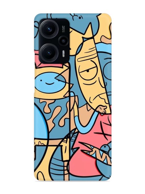 Silly Face Doodle Snap Case for Poco F5 (5G) Zapvi