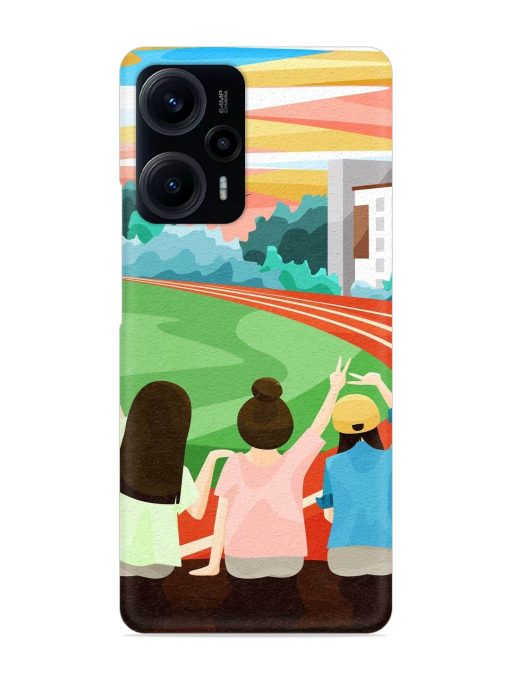 School Playground Snap Case for Poco F5 (5G)