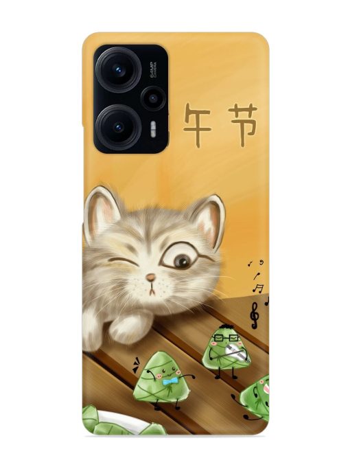 Cat Scorpion Dancing Snap Case for Poco F5 (5G) Zapvi