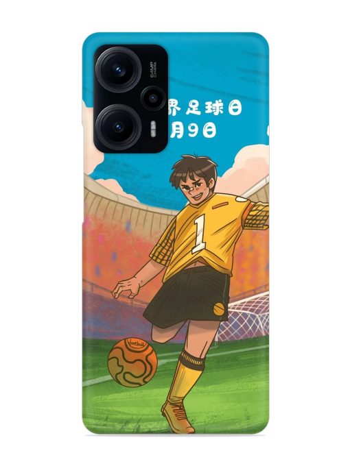 Soccer Kick Snap Case for Poco F5 (5G) Zapvi