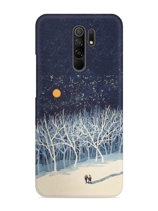 Full Moon Snowshoe Tour Snap Case for Poco M2 Zapvi