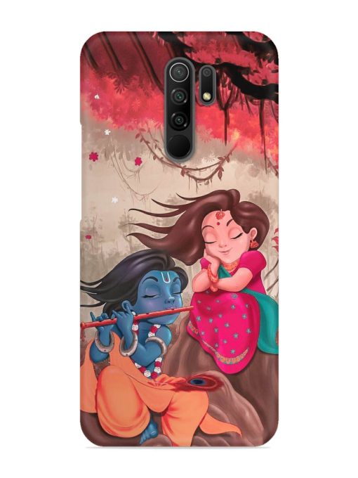 Radhe Krishna Water Art Snap Case for Poco M2 Zapvi