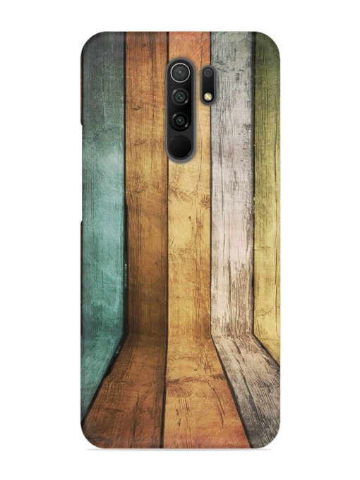 Wooden Realistic Art Snap Case for Poco M2 Zapvi