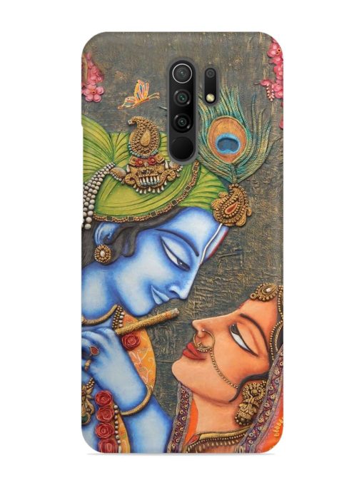 Lord Radha Krishna Flute Art Snap Case for Poco M2 Zapvi