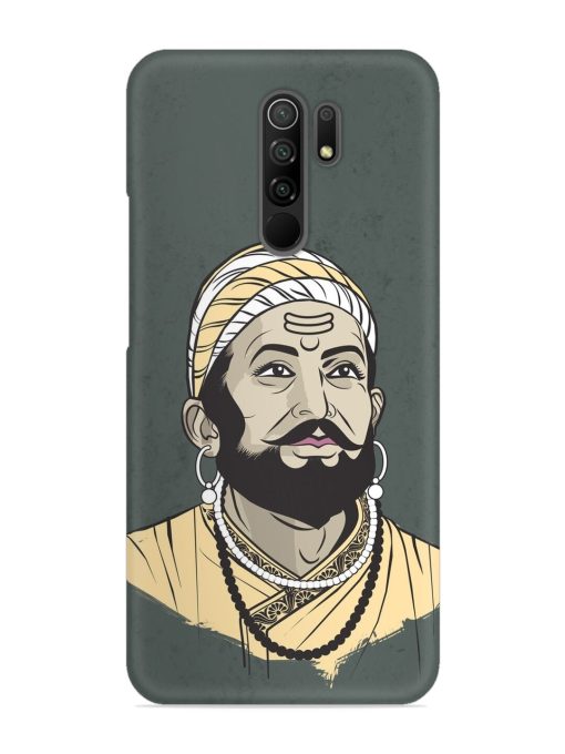 Shivaji Maharaj Vector Art Snap Case for Poco M2 Zapvi