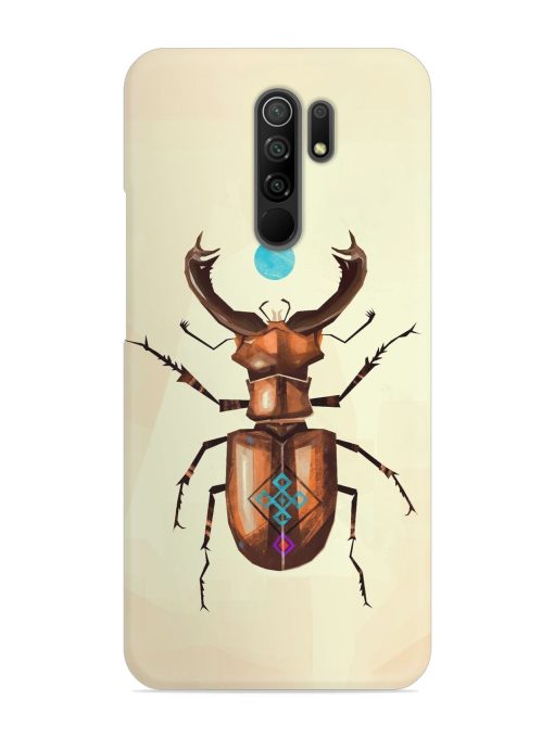 Stag Beetle Vector Snap Case for Poco M2 Zapvi