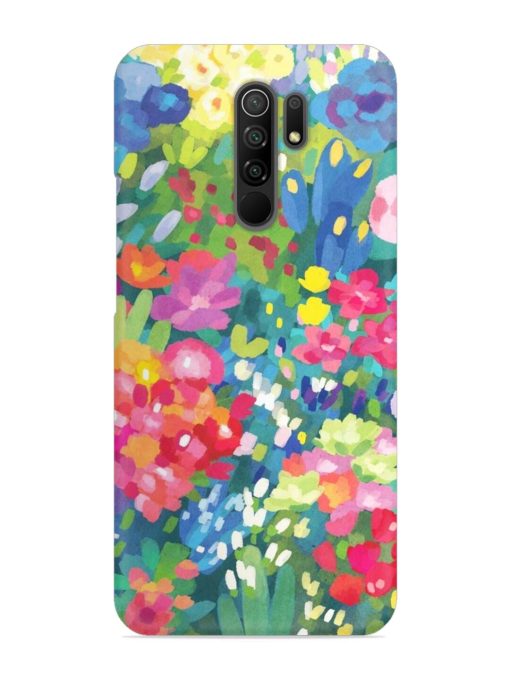 Watercolor Flower Art Snap Case for Poco M2 Zapvi