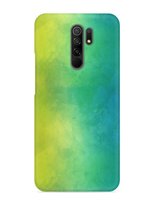 Yellow Green Gradient Snap Case for Poco M2 Zapvi