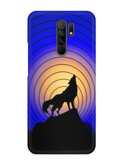 Fox Roaring Design Snap Case for Poco M2 Zapvi