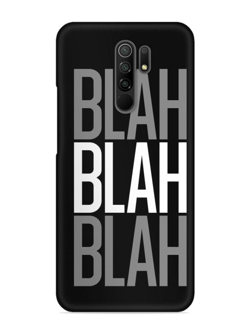 Blah Blah Blah Wallpaper Snap Case for Poco M2