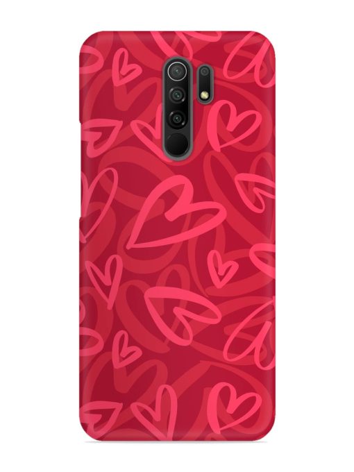 Seamless Romantic Pattern Snap Case for Poco M2 Zapvi