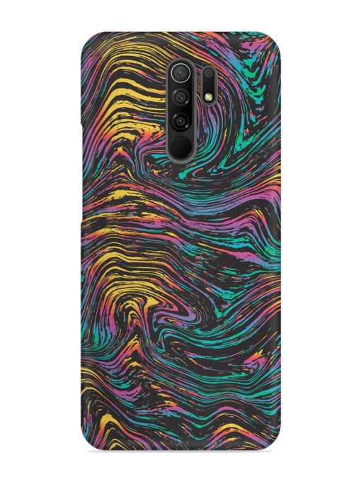 Abstract Liquid Colors Snap Case for Poco M2 Zapvi