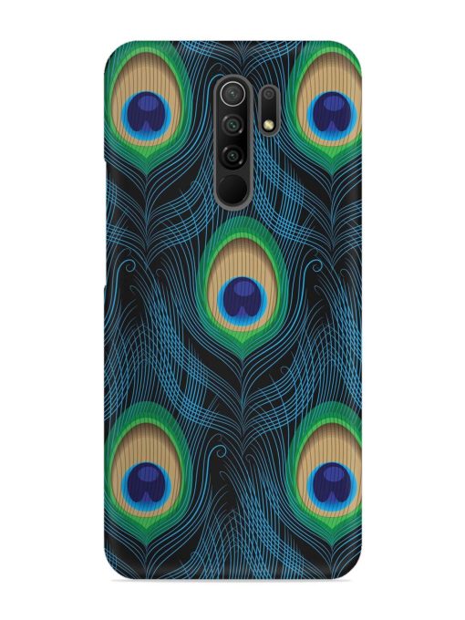 Seamless Pattern Peacock Snap Case for Poco M2 Zapvi