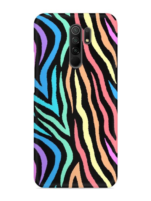 Colorful Abstract Zebra Snap Case for Poco M2 Zapvi