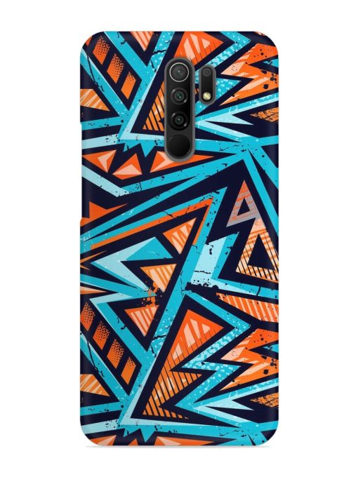 Abstract Seamless Grunge Snap Case for Poco M2 Zapvi