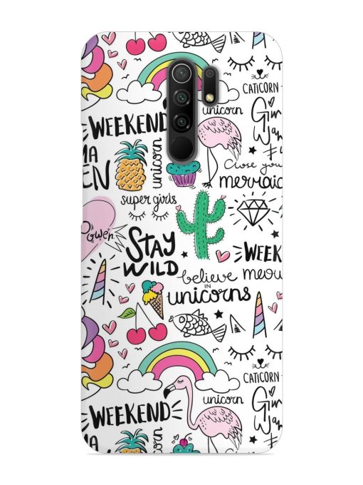 Unicorn Ice Cream Snap Case for Poco M2