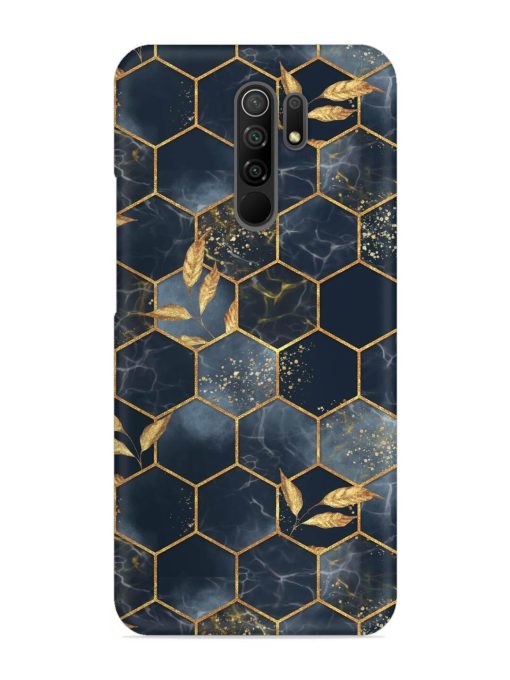 Marble Hexagon Seamless Snap Case for Poco M2 Zapvi