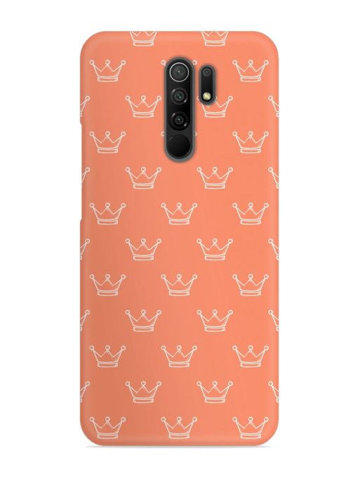 Hand Drawn Crown Snap Case for Poco M2 Zapvi