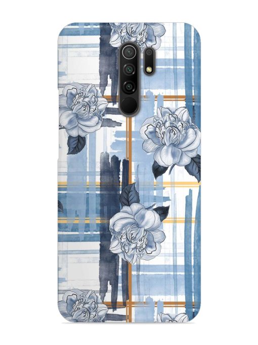 Watercolor Pattern Rose Snap Case for Poco M2 Zapvi