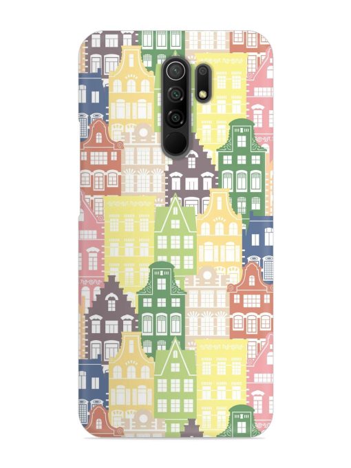 Seamless Shapes Pattern Snap Case for Poco M2 Zapvi