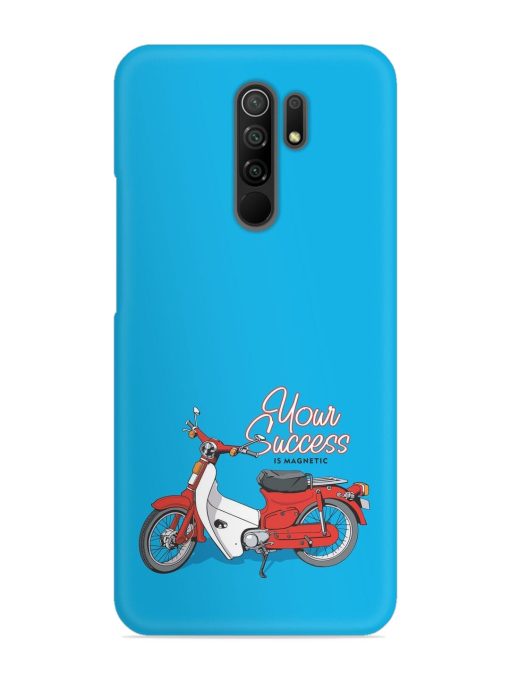 Motorcycles Image Vector Snap Case for Poco M2 Zapvi