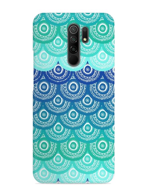 Ethnic Seamless Pattern Snap Case for Poco M2 Zapvi