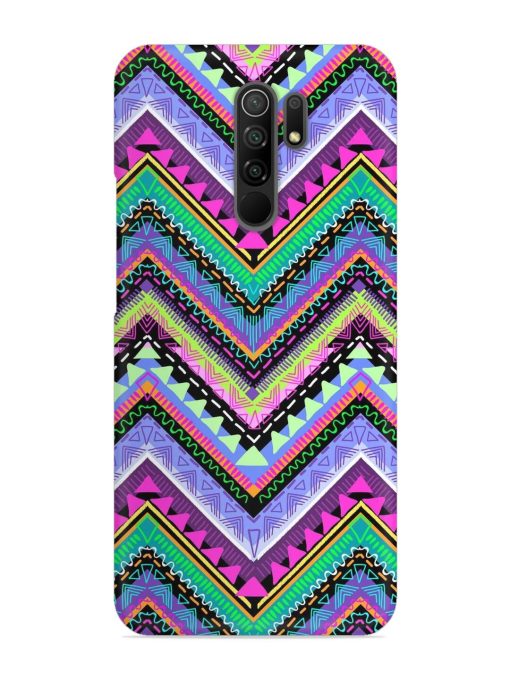 Tribal Aztec Print Snap Case for Poco M2 Zapvi