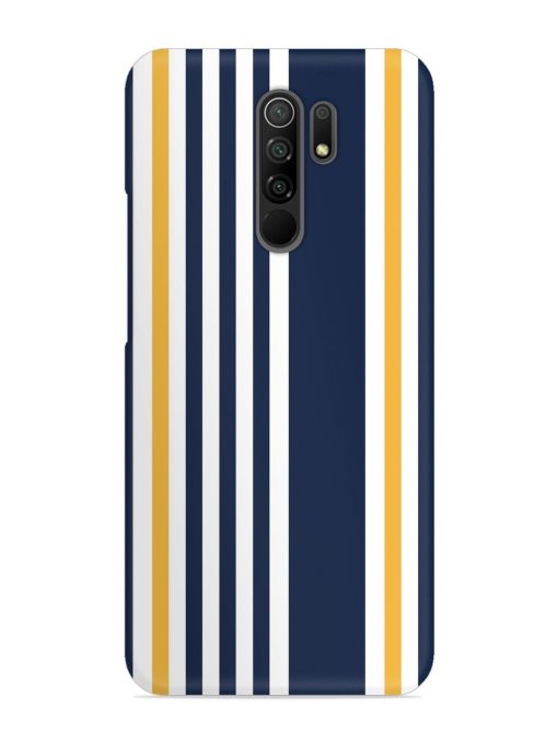 Seamless Stripe Pattern Snap Case for Poco M2 Zapvi