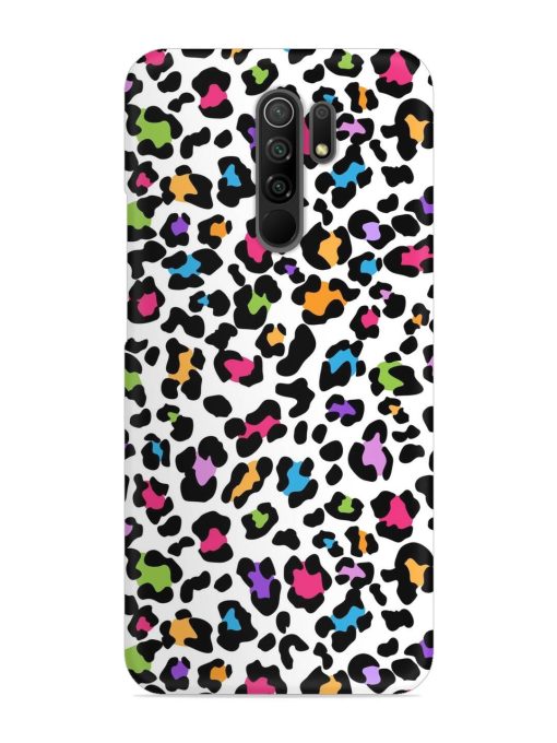 Seamless Leopard Pattern Snap Case for Poco M2 Zapvi