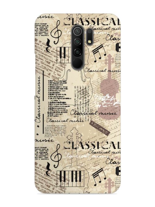 Classical Music Lpattern Snap Case for Poco M2 Zapvi