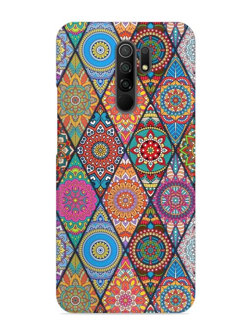 Seamless Tile Pattern Snap Case for Poco M2 Zapvi