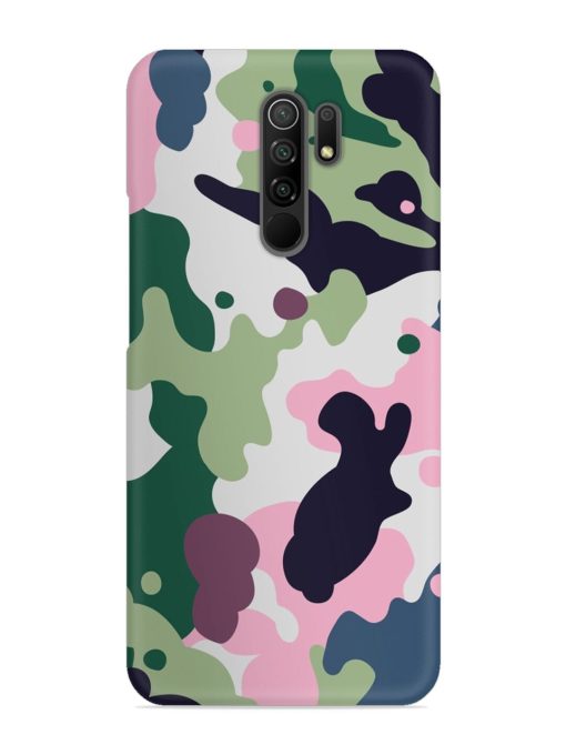 Seamless Funky Camouflage Snap Case for Poco M2 Zapvi