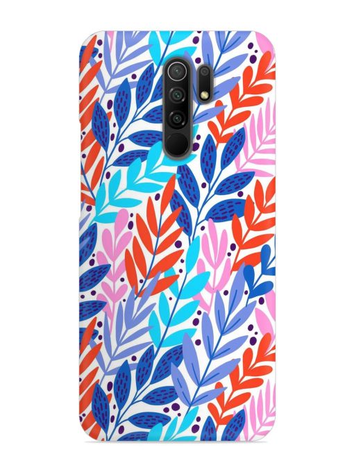 Bright Floral Tropical Snap Case for Poco M2 Zapvi