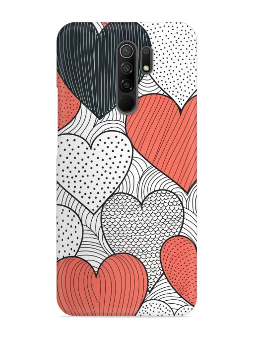 Girly Heart Seamless Snap Case for Poco M2 Zapvi